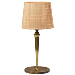 Finnish Brass Table Lamp, 1950s