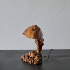 Finnish Burlwood Table Lamp