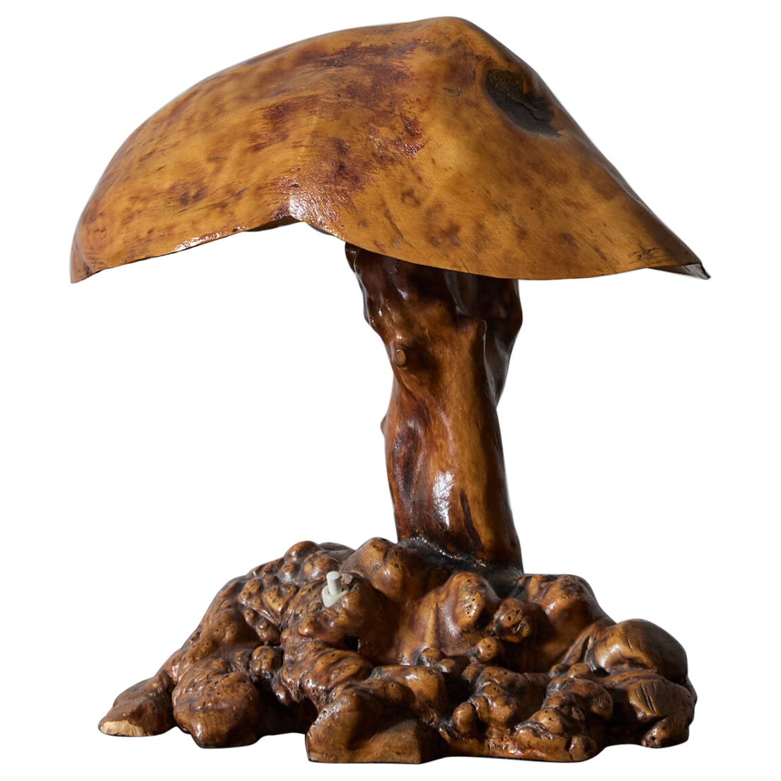 Lámpara de mesa finlandesa de madera de fresno en venta