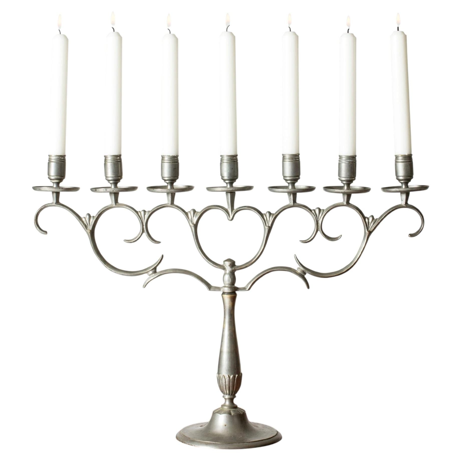 Finnish Candelabra by Paavo Tynell for Taito Oy, 1920/30s
