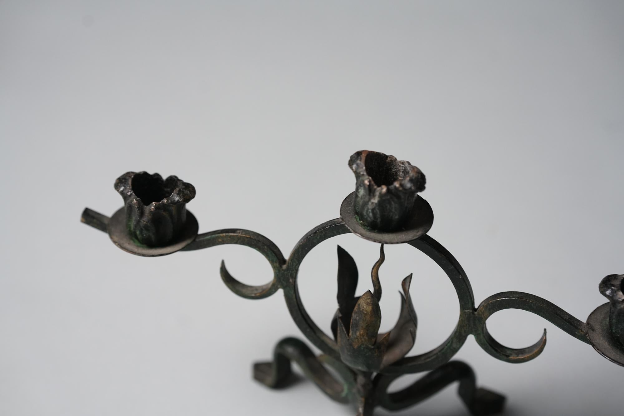 Forgé Bougeoir finlandais, années 1930/1940 en vente