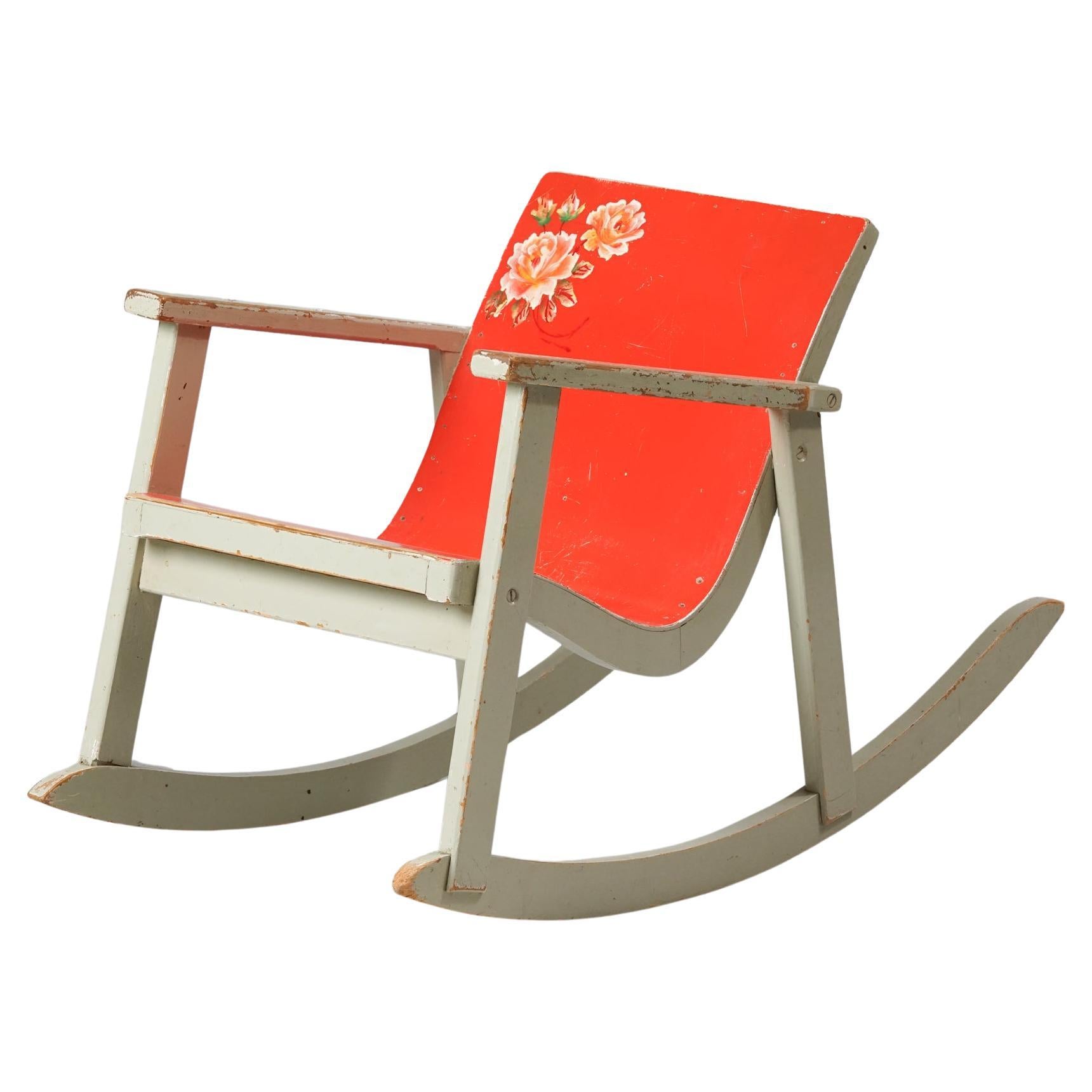 Finnish Children's Rocking Chair, Eevert Toivonen, 1930s