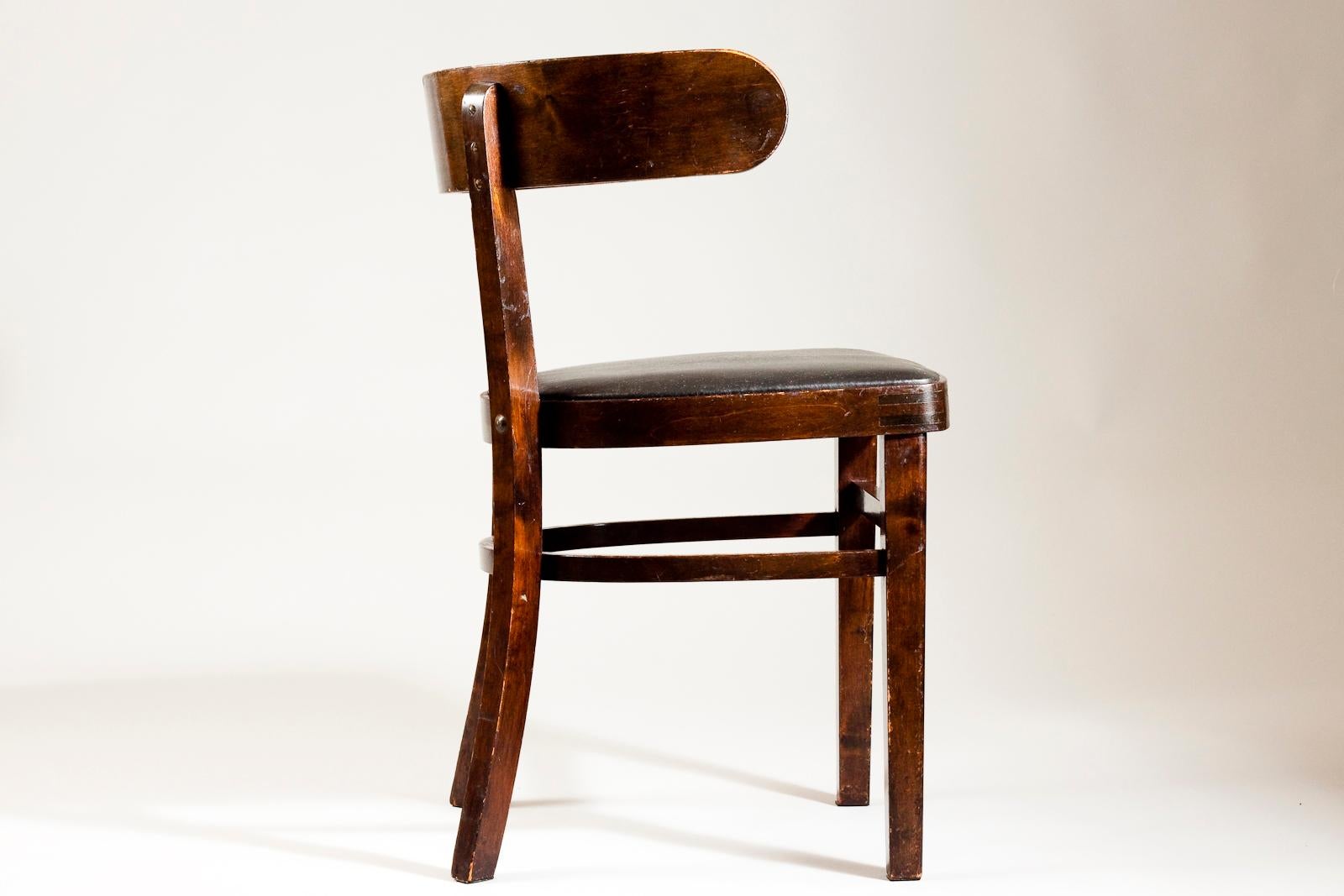 Stained Finnish Classic 1930s Chair 