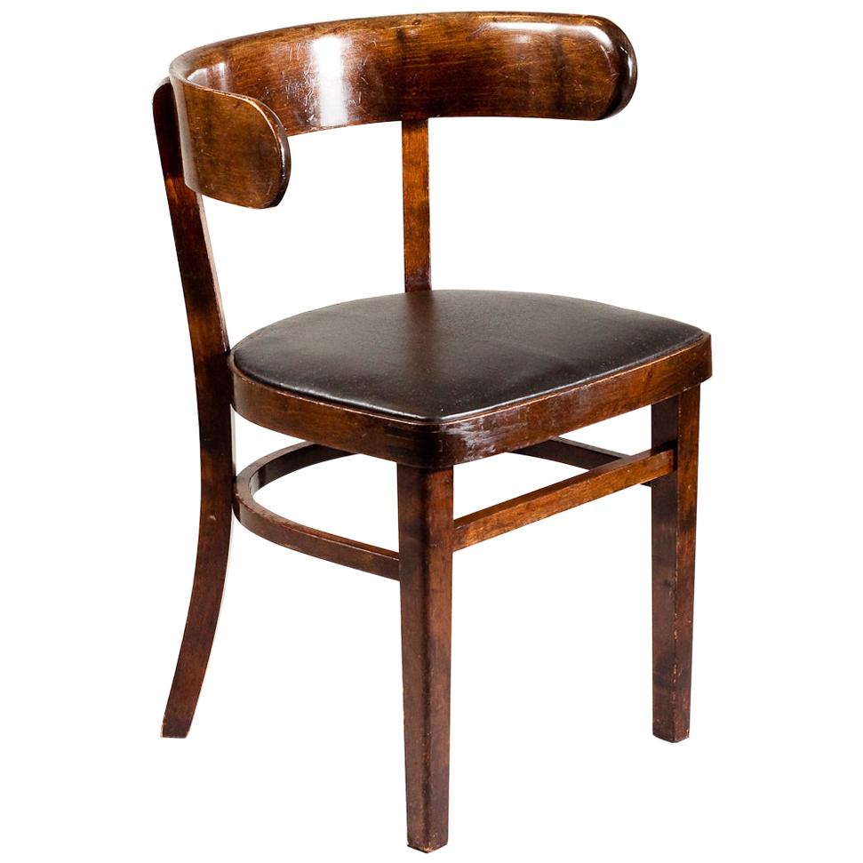 Finnish Classic 1930s Chair "hugging chair" Designed by Werner West For Sale