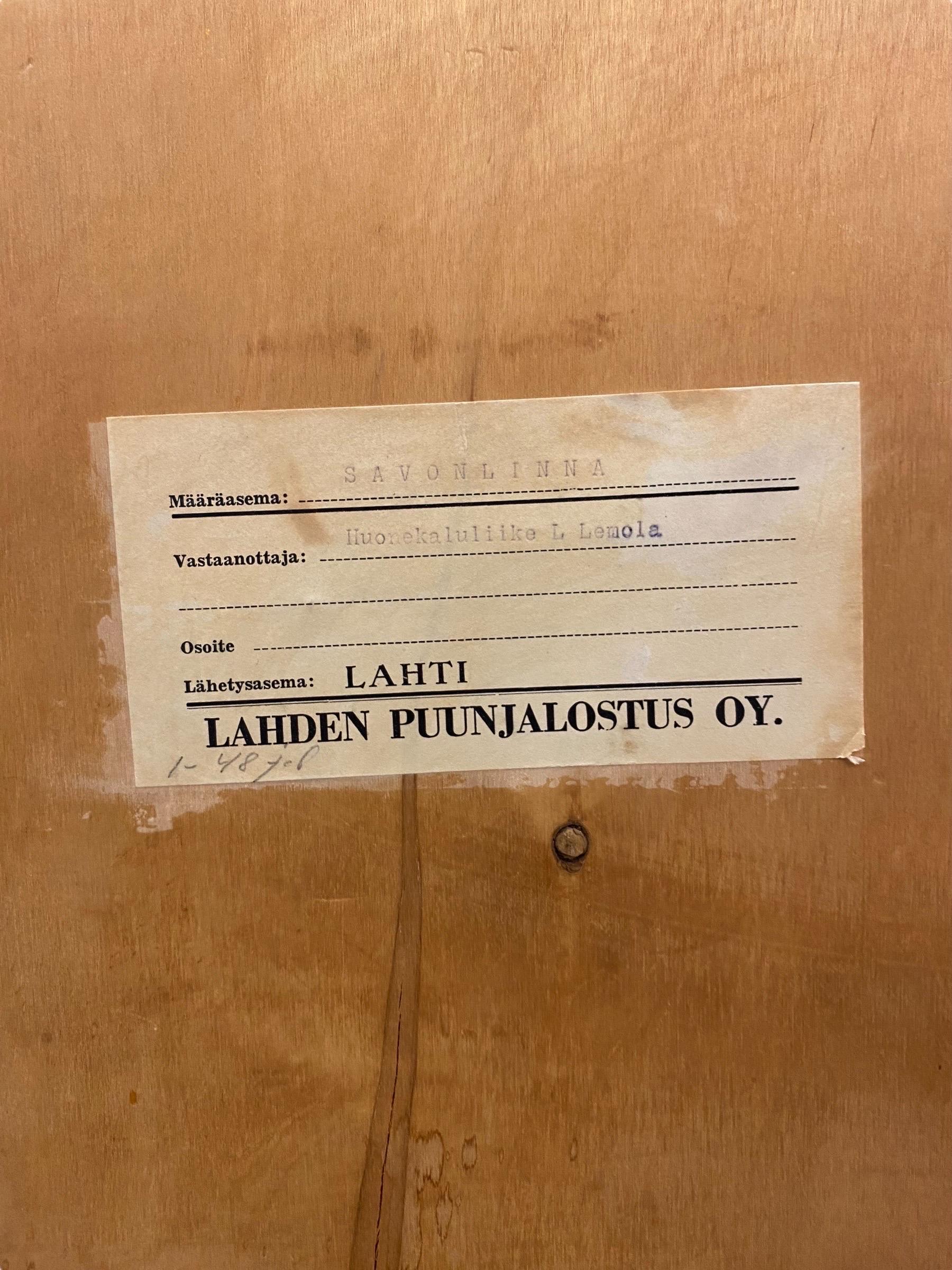 Finnish Cupboard in Birch, Circa 20th Century For Sale 11