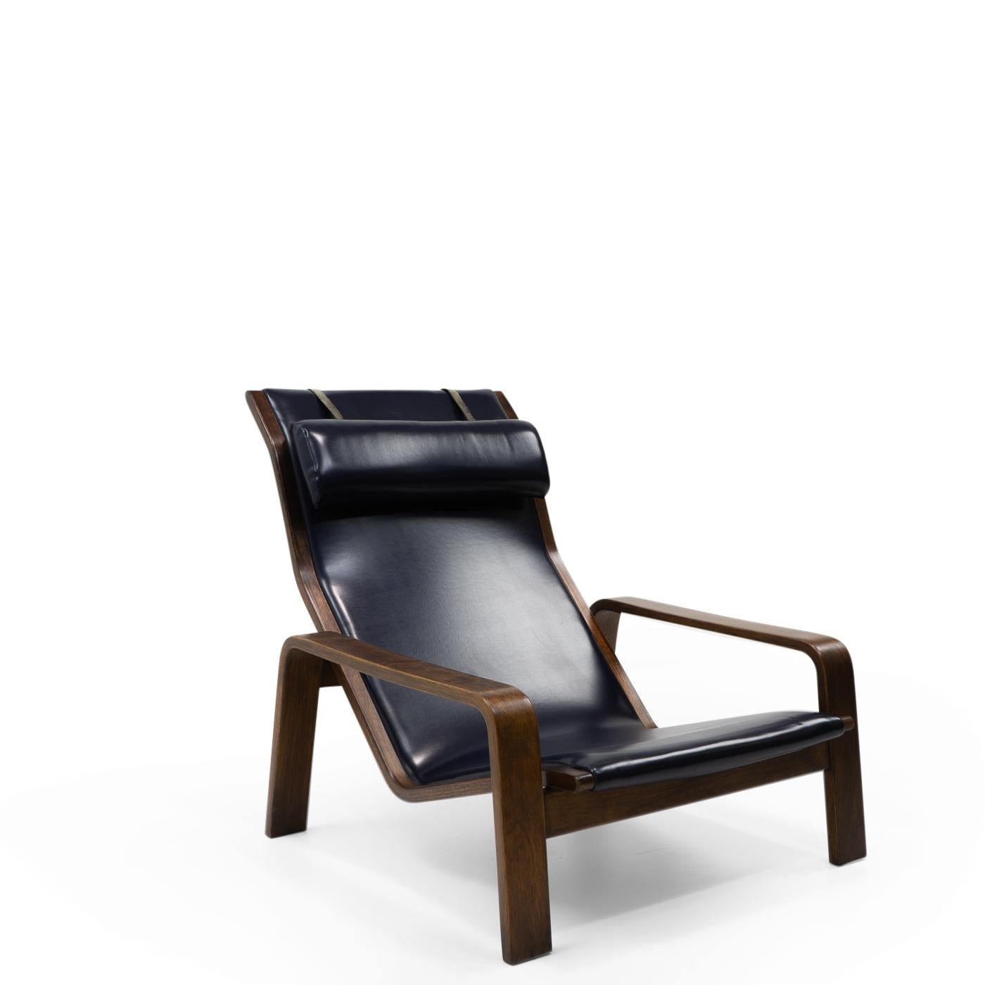 Finnish Design Classic: Pulkka Lounge Chair by Ilmari Laippainen for Asko, 1960s For Sale 2
