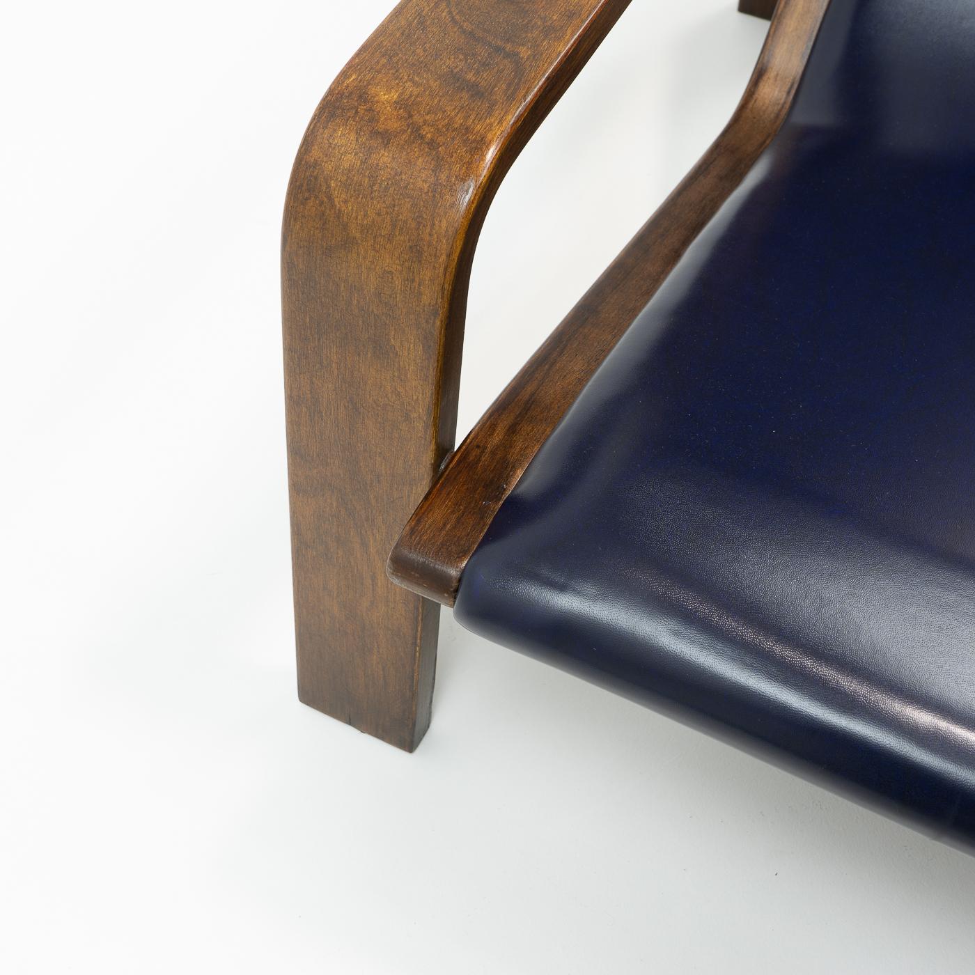 Contreplaqué Classique du design finlandais : chaise longue Pulkka d'Ilmari Laippainen pour Asko, années 1960 en vente