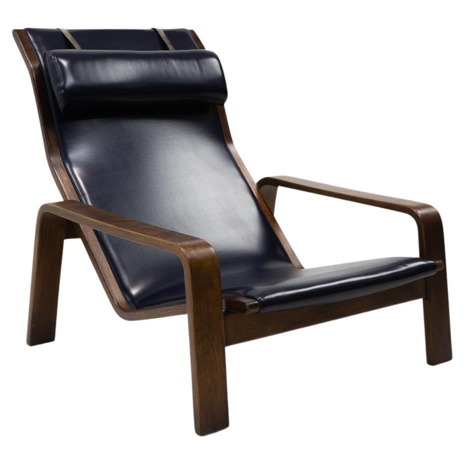 Classique du design finlandais : chaise longue Pulkka d'Ilmari Laippainen pour Asko, années 1960