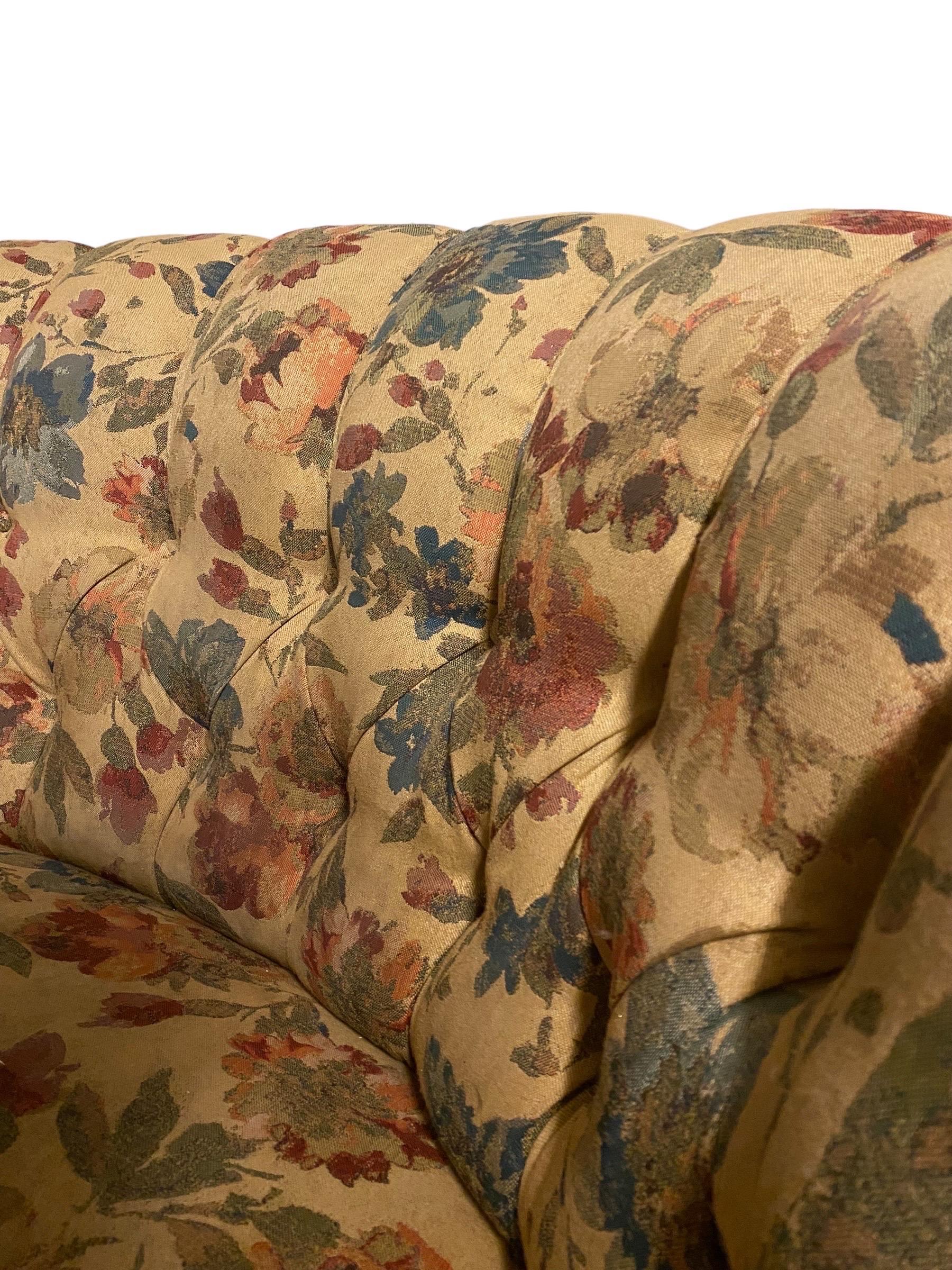 Finnish Design Curved Sofa Attributed to Paul Boman, Circa 1940s For Sale 2