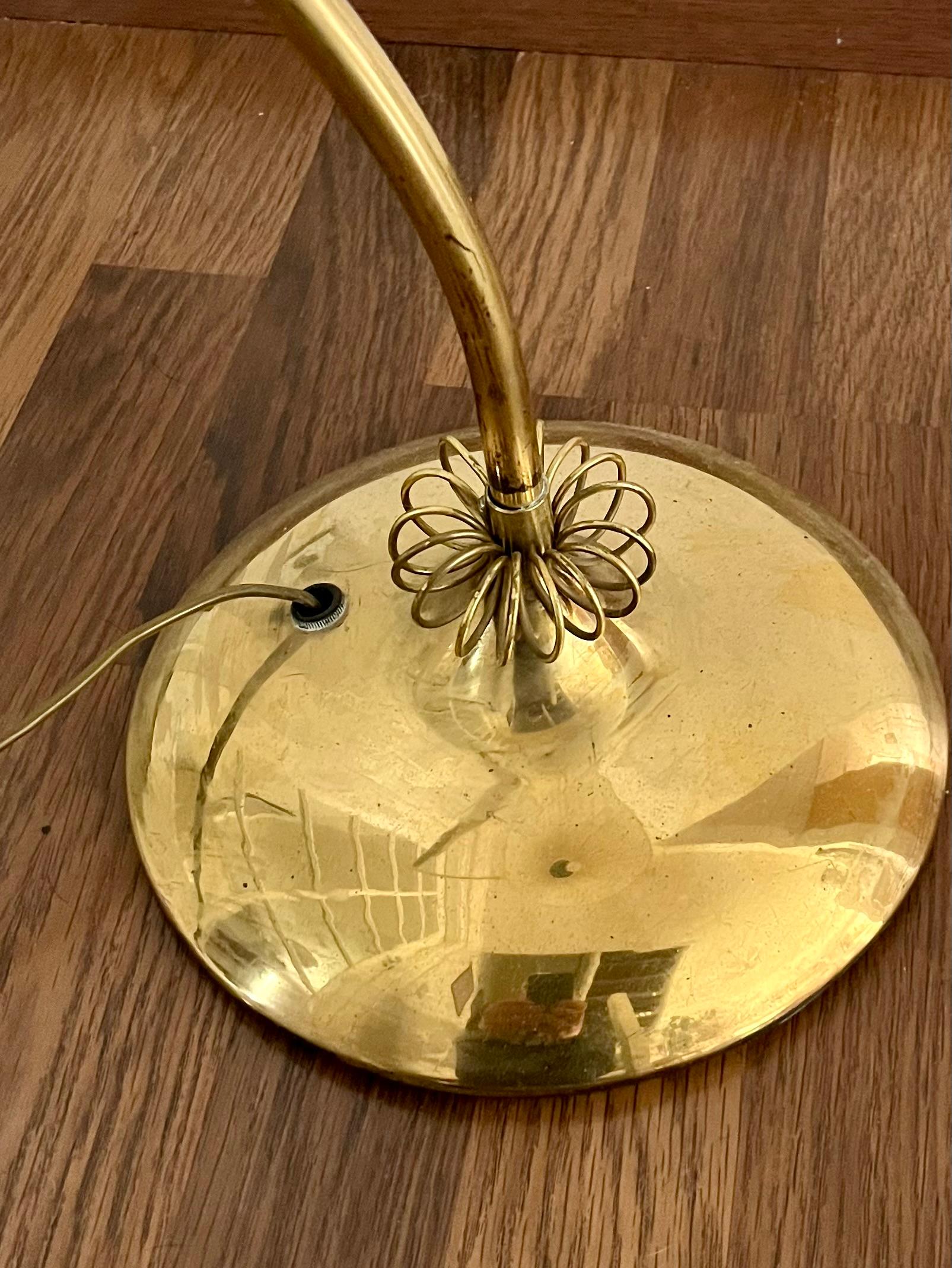 Metalwork Finnish design Floor lamp ”Soini” For Sale