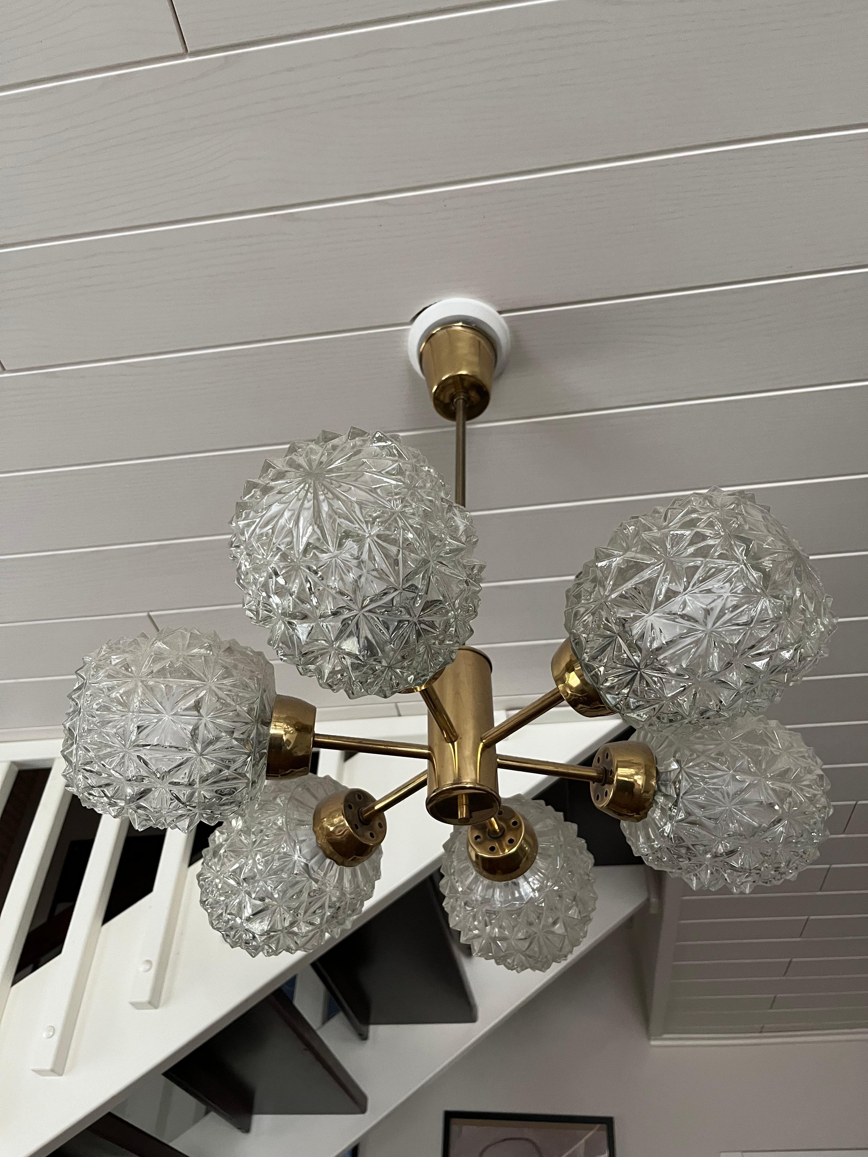 Oggetti in metallo Lampada di design finlandese HYVAL 1950 in vendita