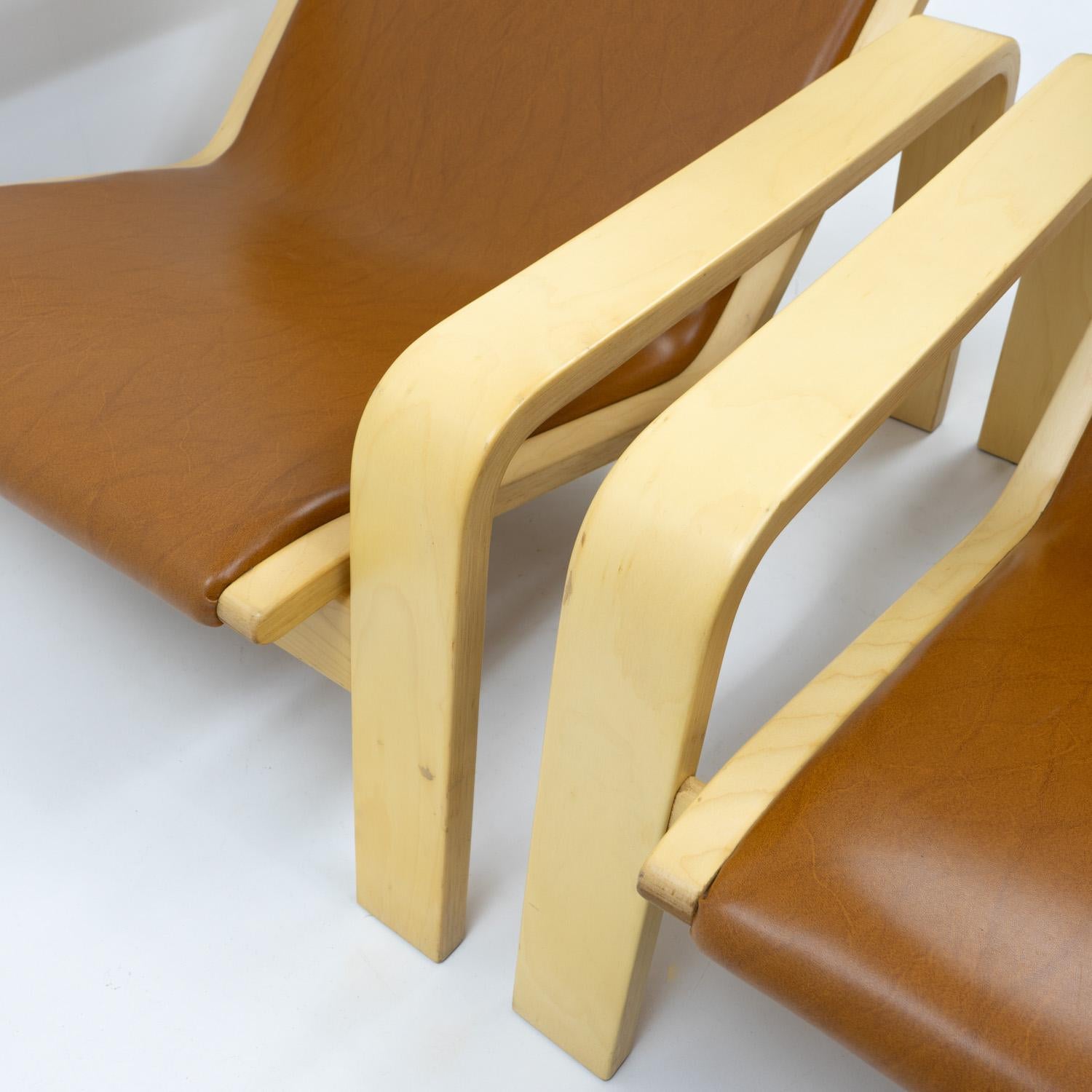 Pulkka-Loungesessel im finnischen Design von Ilmari Laippainen für Asko, 1960er Jahre, Set im Angebot 3