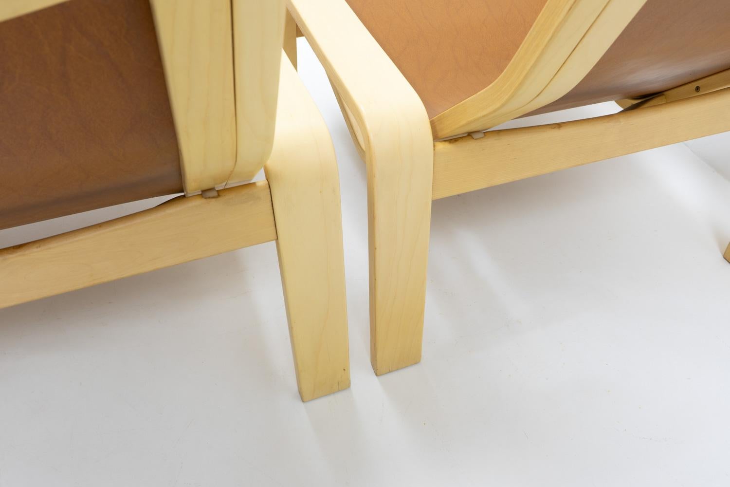 Pulkka-Loungesessel im finnischen Design von Ilmari Laippainen für Asko, 1960er Jahre, Set im Angebot 6
