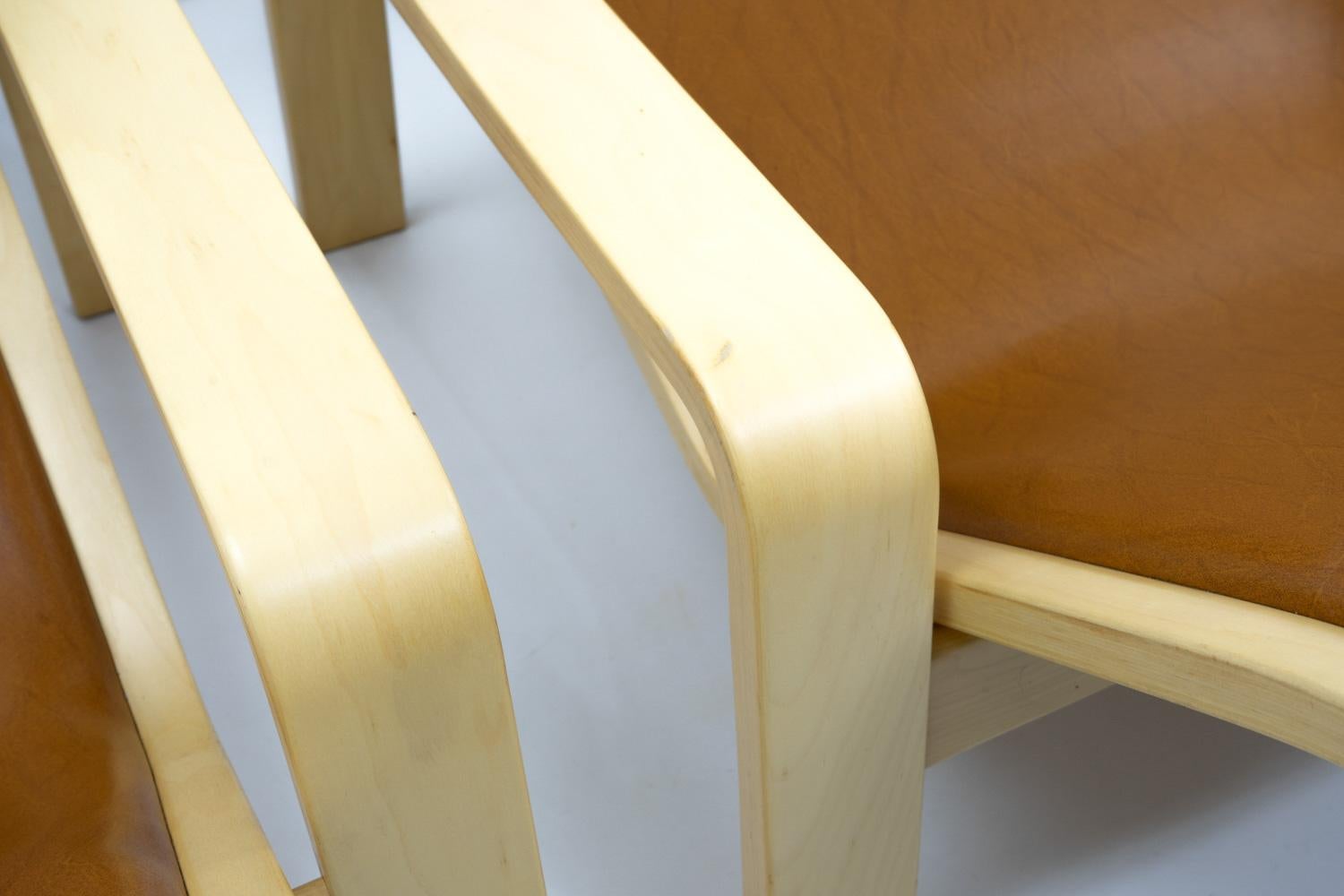 Pulkka-Loungesessel im finnischen Design von Ilmari Laippainen für Asko, 1960er Jahre, Set im Angebot 7