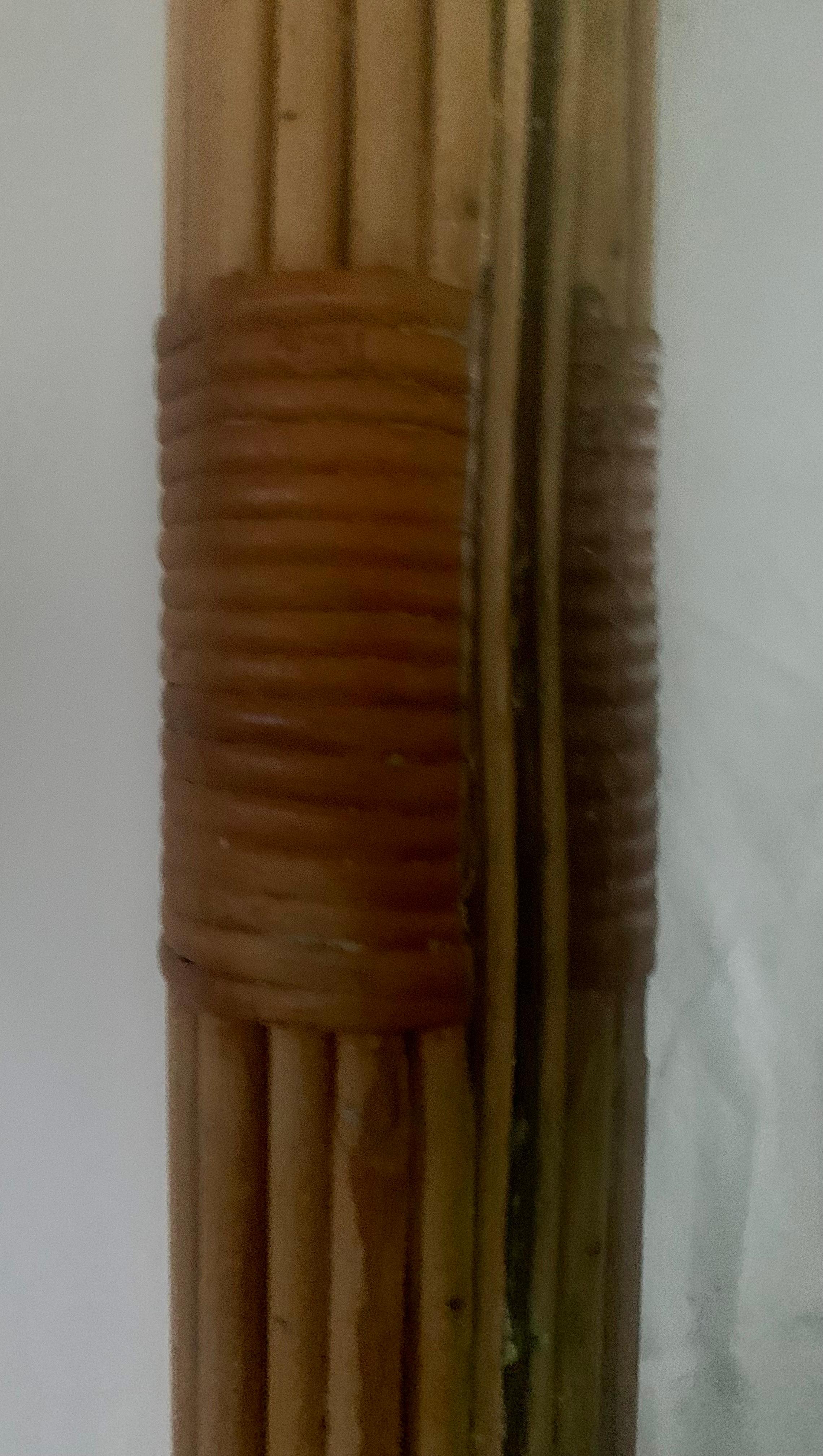 Rattan Specchio da parete in rattan dal design finlandese in vendita