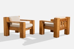 Diseñador finlandés, sillas de salón, pino, tela, Finlandia, años 70