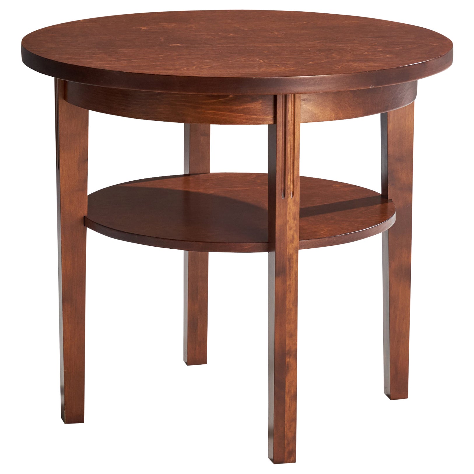 Finnish Designer, Side Table, Birch, Finland, 1940s