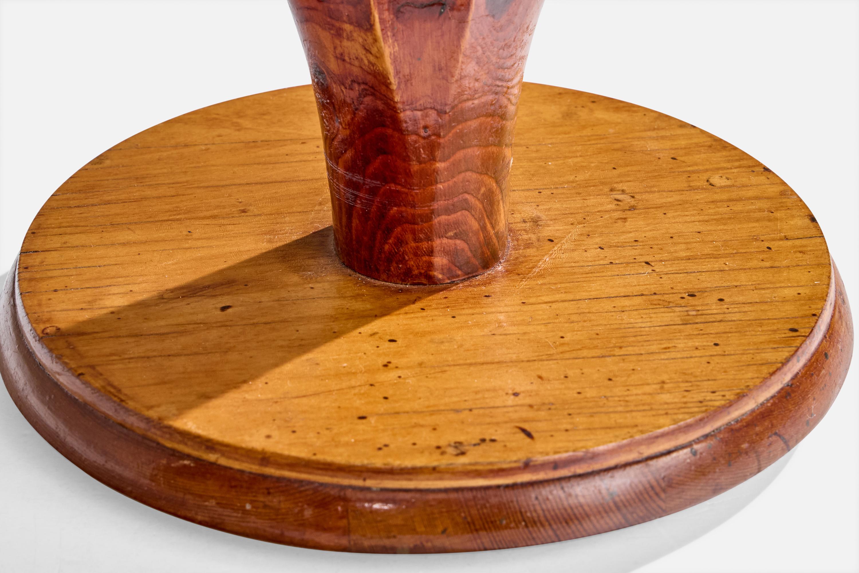Finnish Designer, Table Mirror, Birch, Finland, 1930s For Sale 5