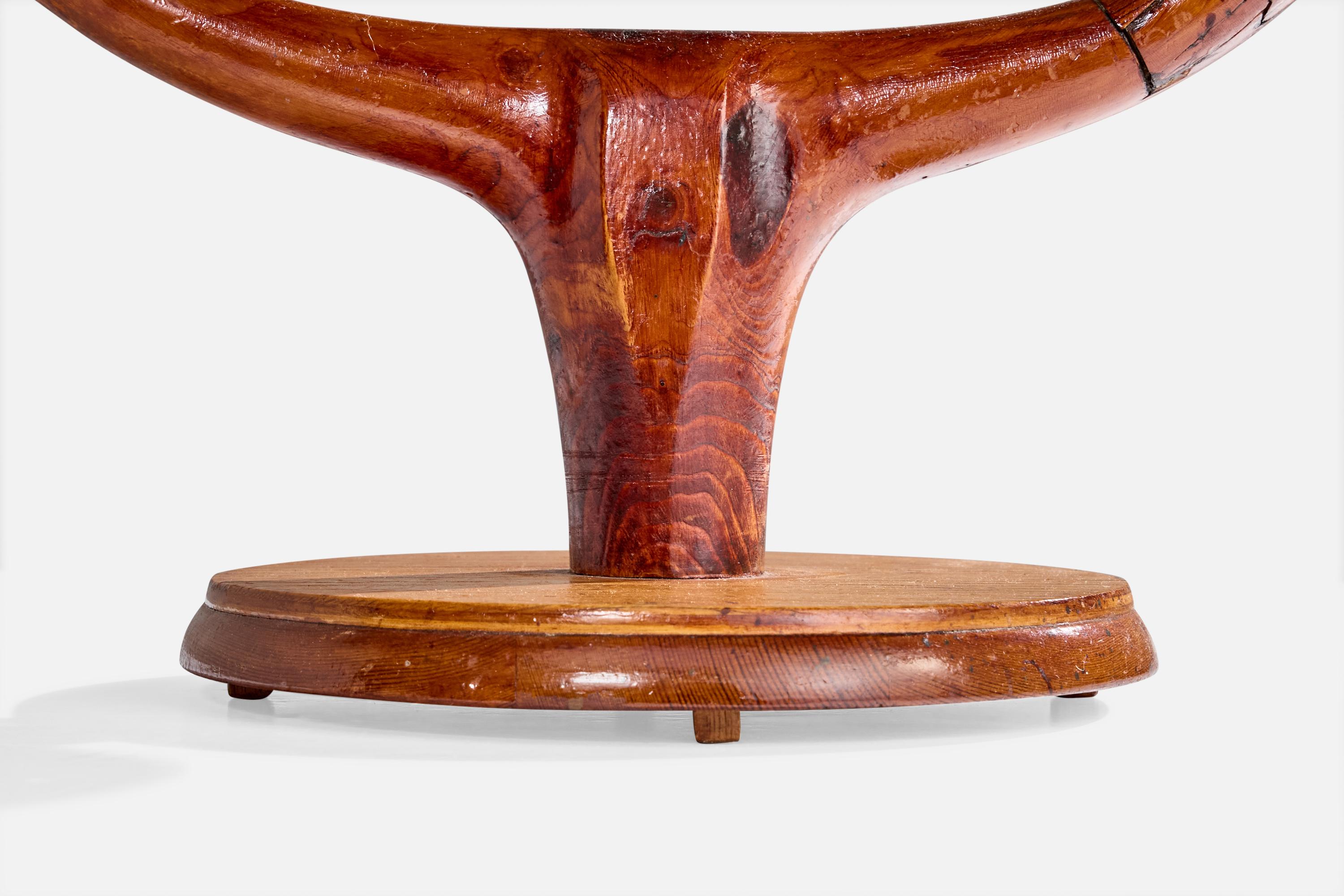 Finnish Designer, Table Mirror, Birch, Finland, 1930s For Sale 6