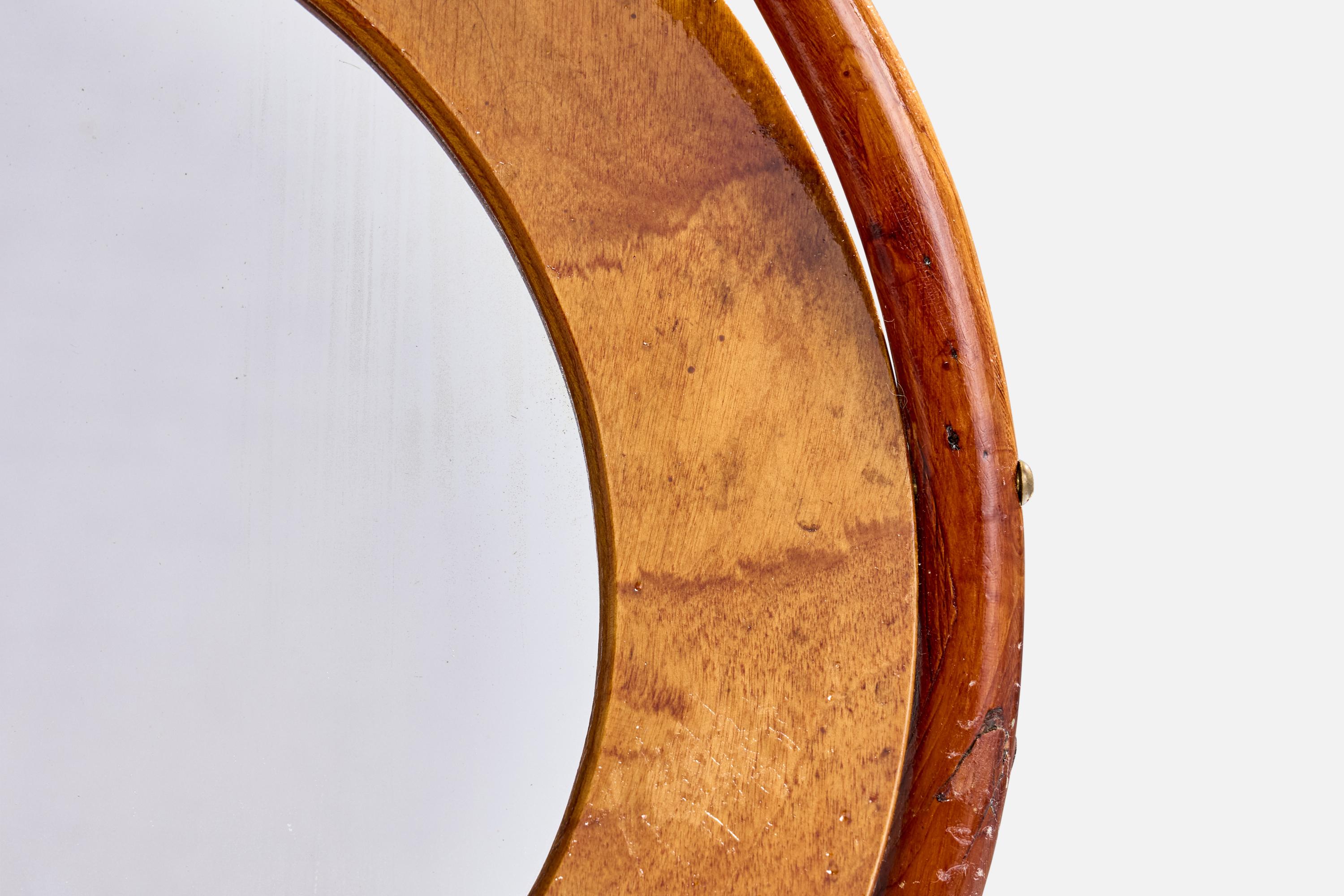 Finnish Designer, Table Mirror, Birch, Finland, 1930s For Sale 3