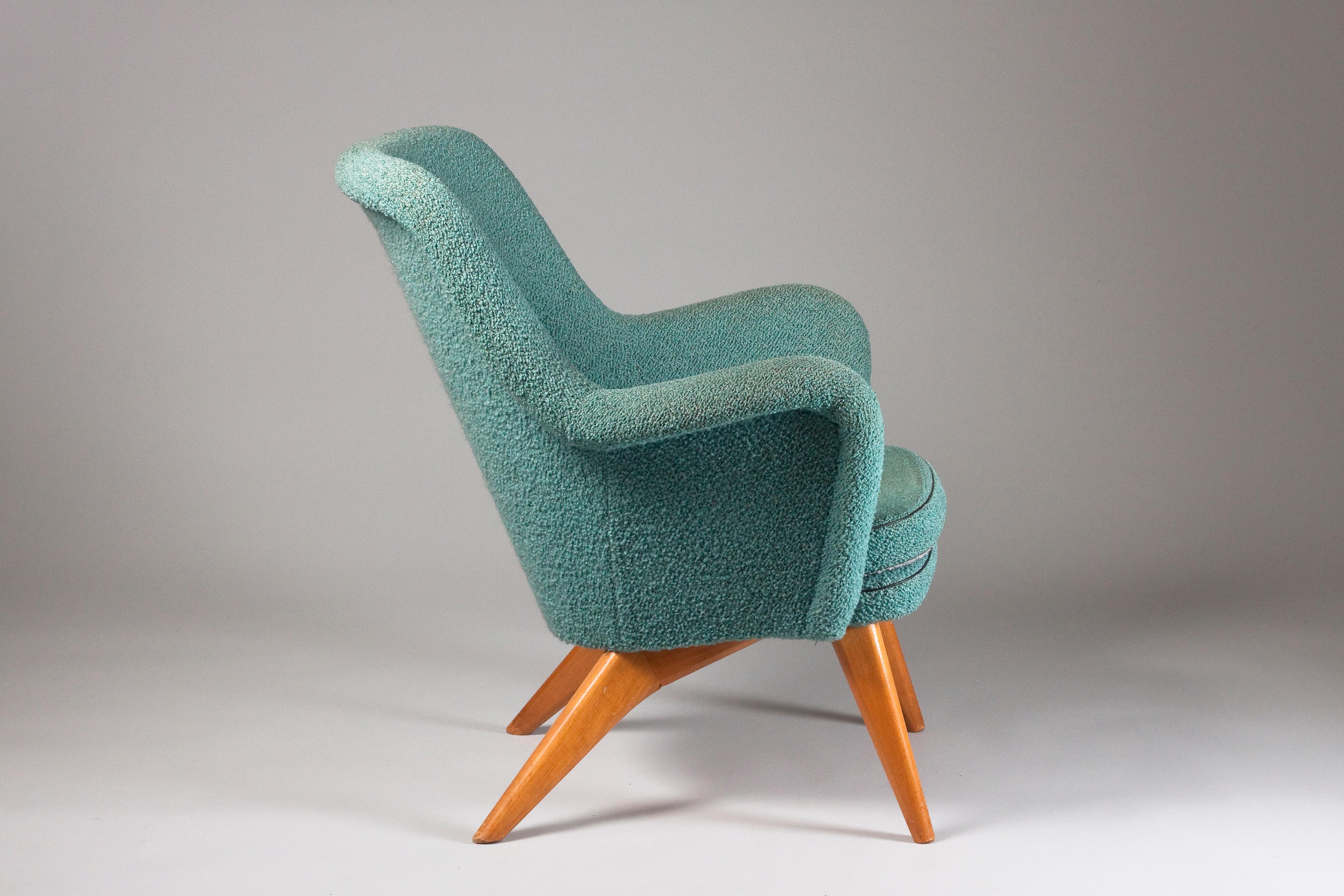 Scandinavian Modern Finnish Easy Chair 