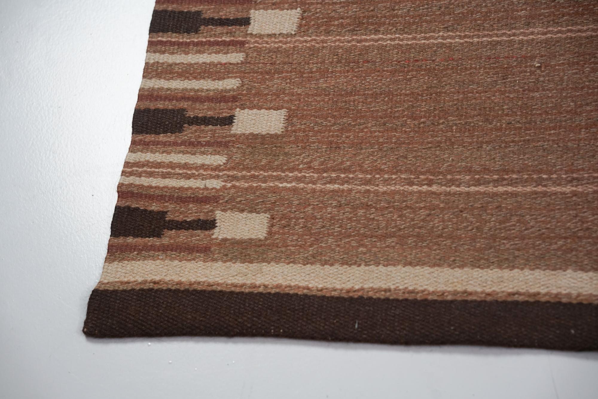 Finlandais Tapis finlandais à tissage plat, années 1930 en vente