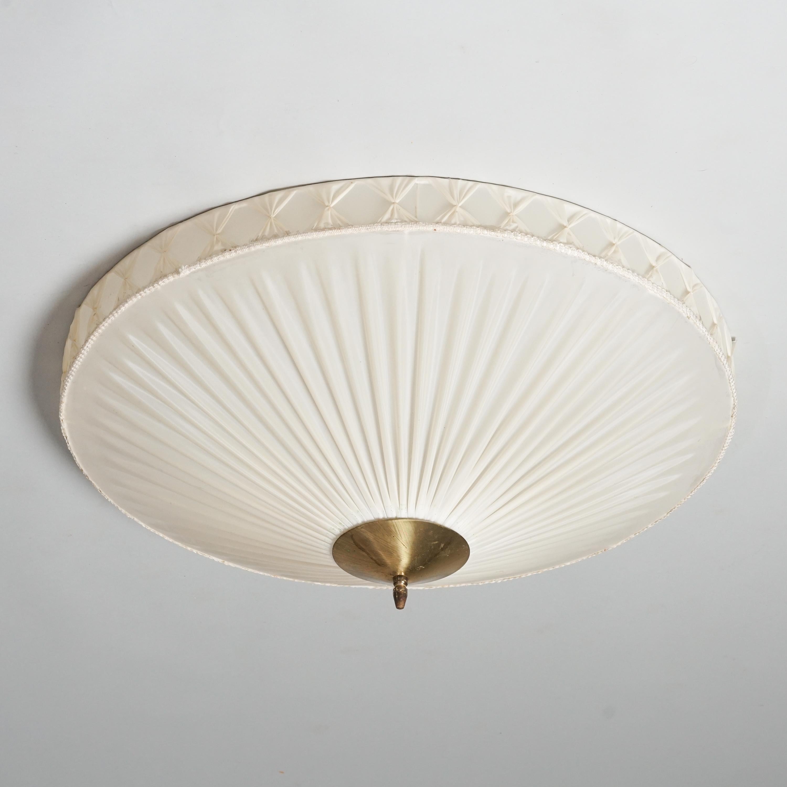 Finnish Flush Mount, 1950/1960s In Good Condition In Helsinki, Uusimaa