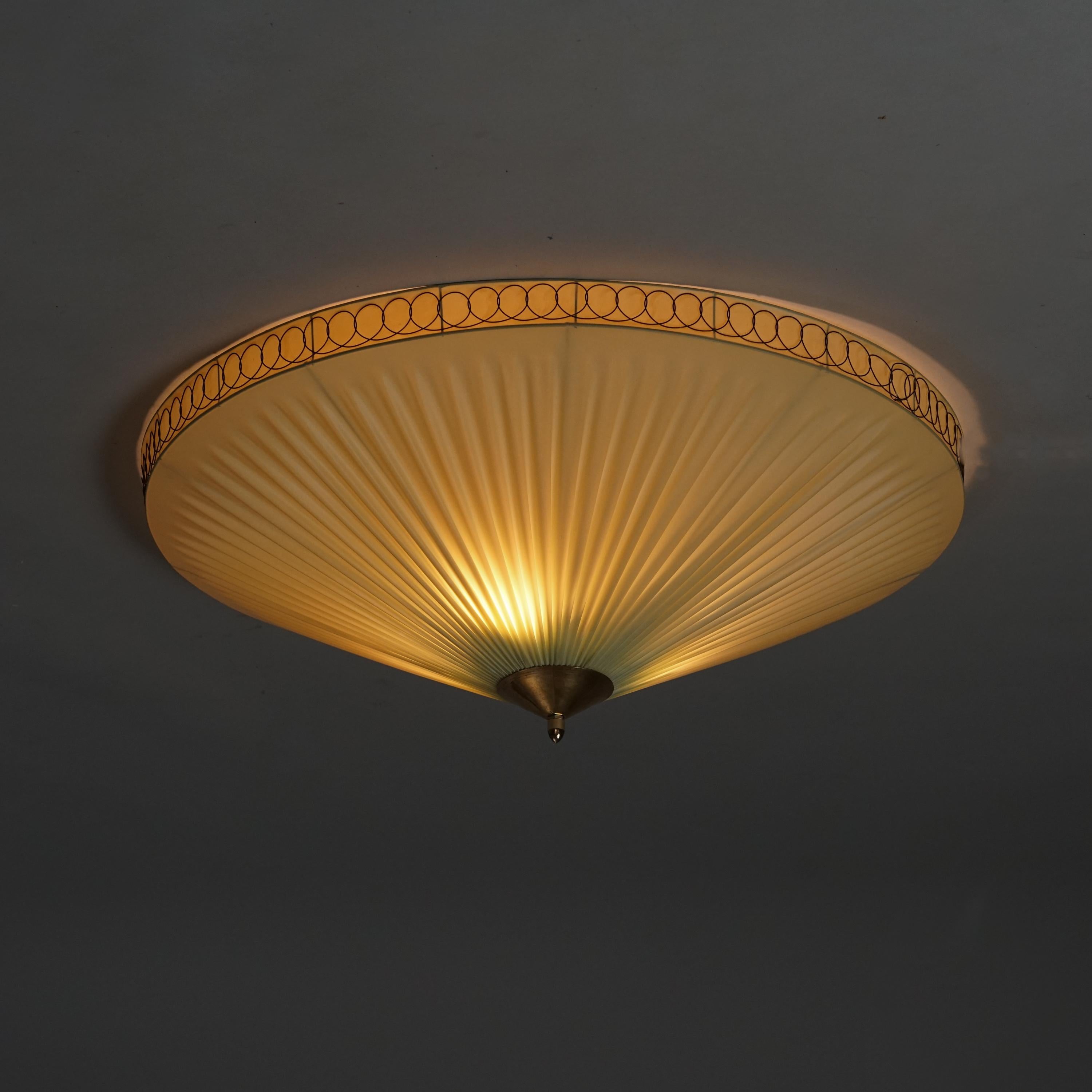 Mid-20th Century Finnish Flush Mount, 1950/1960s