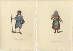 Finnische Folklore: Das ländliche Kleid und die Bräuche des 19. Jahrhunderts Finnland, 1814