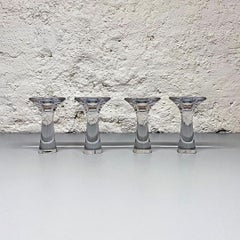 Portacandele finlandese in vetro 3412 di Tapio Wirkkala per Iittala, anni '60