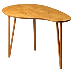 Finnish Kidney Mid-Century Modern Birch Coffee Table, Early 1900s