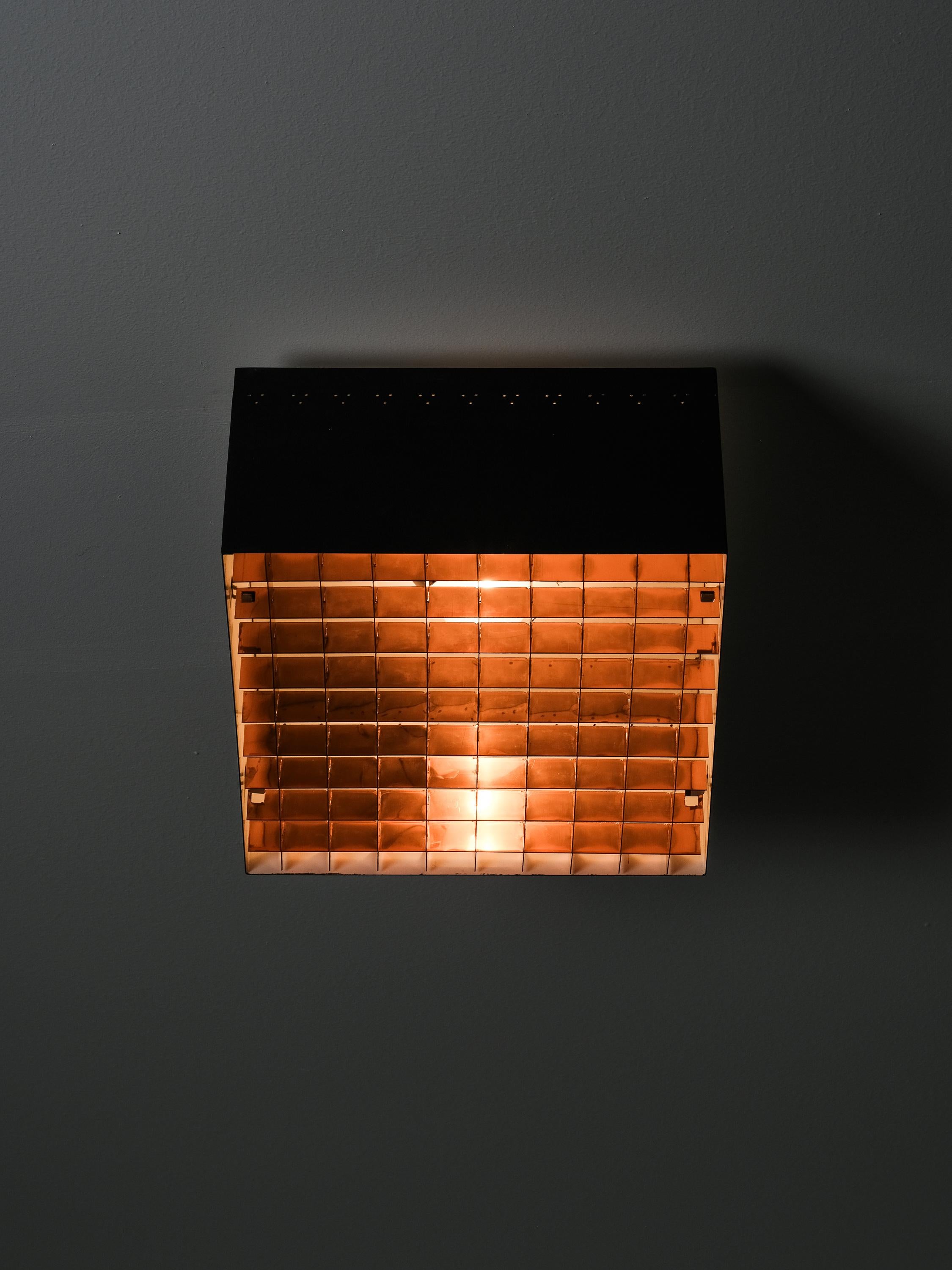 Finnish Mid-Century Flush Mount ”Starry Sky” Ceiling Light in Paavo Tynell Style For Sale 2