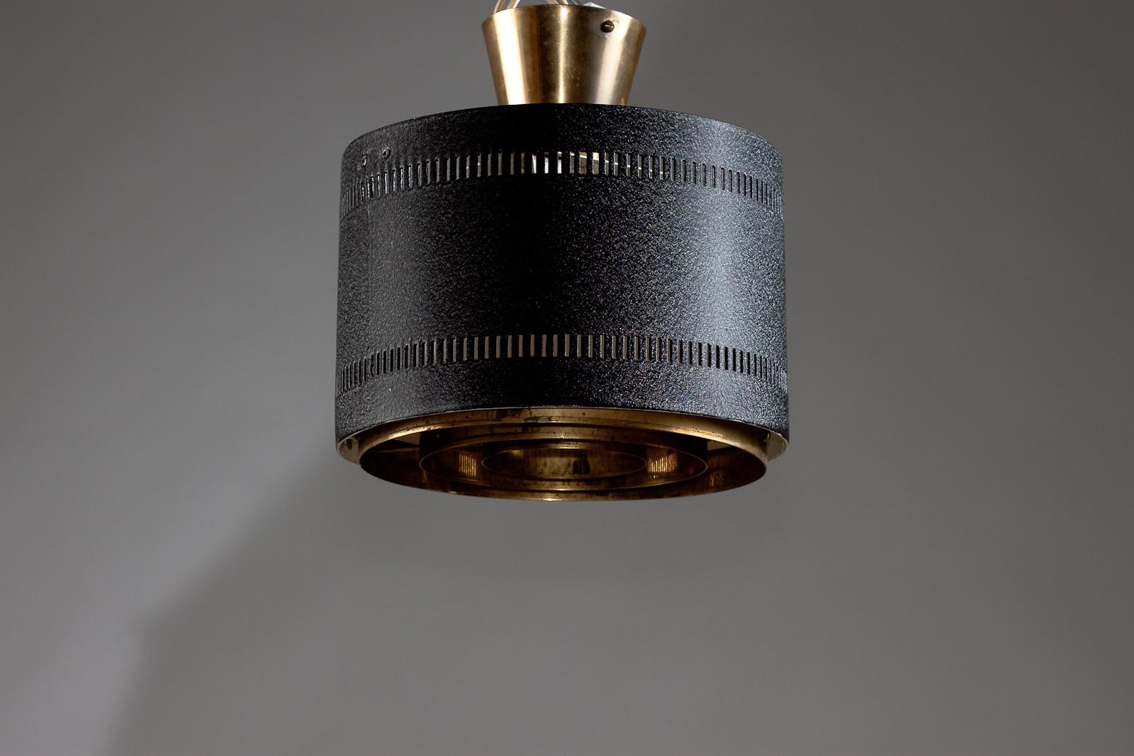Peint Lampe à encastrer finlandaise moderne du milieu du siècle, pohjoismainen sähkö oy en vente