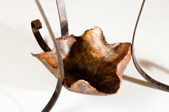 Finnish Mid-Century Modern Handcrafted Umbrella Stand in Metal and Copper