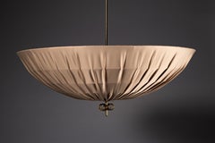 Plafonniers finlandais en laiton de 80 cm, de style moderne du milieu du siècle dernier