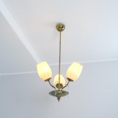 Finnische Mid-Century-Modern-Pendelleuchte Modell 62-401/3, Stockmann Tukku 1950er Jahre