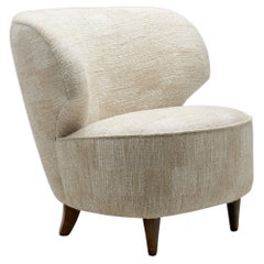 Used Finnish Mid-Century Modern Upholstered Lounge Chair, Finland, circa 1950s