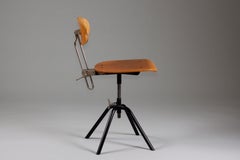 Finnish Midcentury Office Chair by Ilmari Lappalainen for Asko