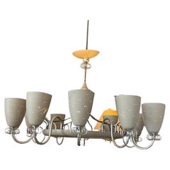 Finnish Mid-Century Twelve Arm Lightolier Ballerina Chandelier by Paavo Tynell