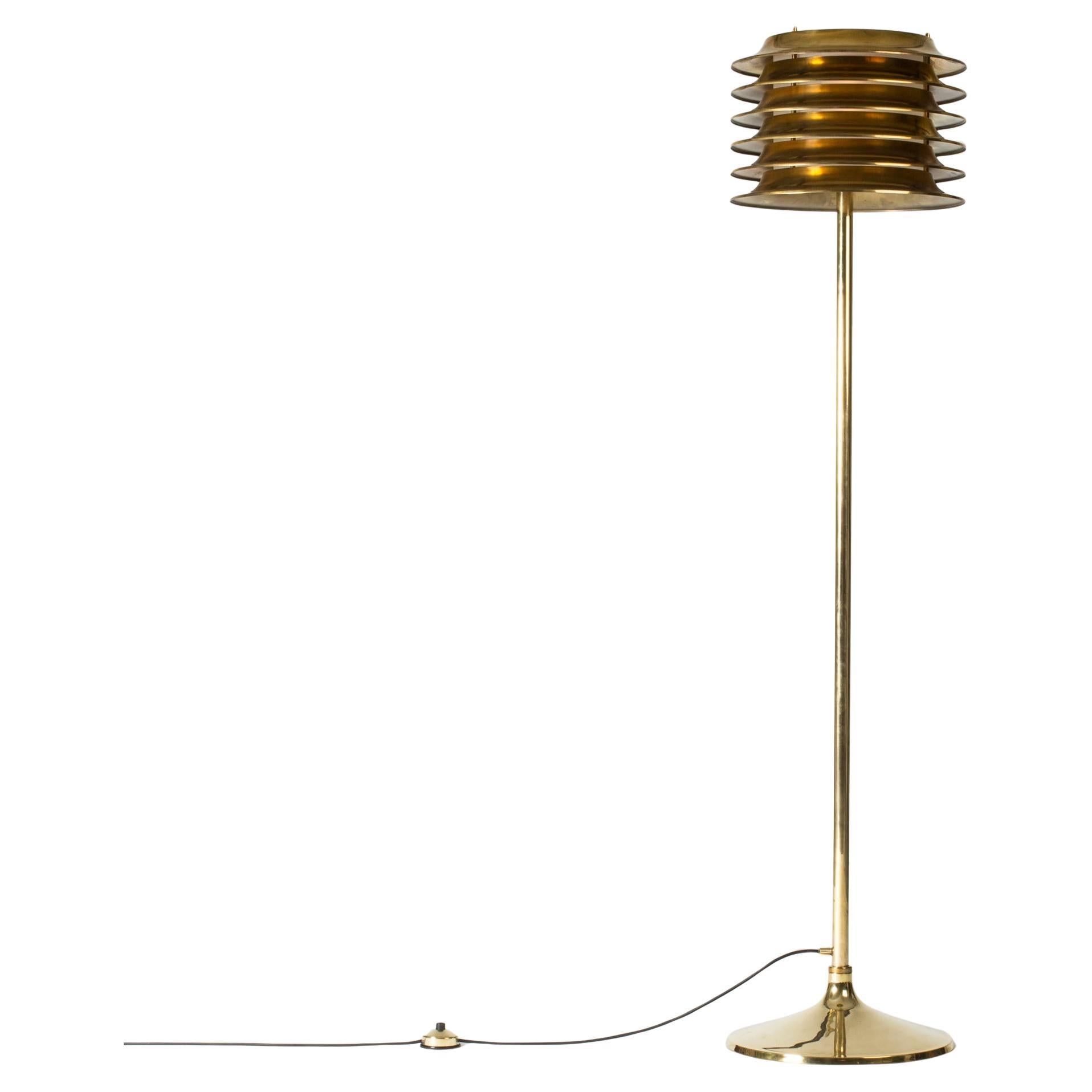 Lampadaire finlandais moderne du milieu du siècle dernier par Kai Ruokonen pour Orno, 1970 en vente
