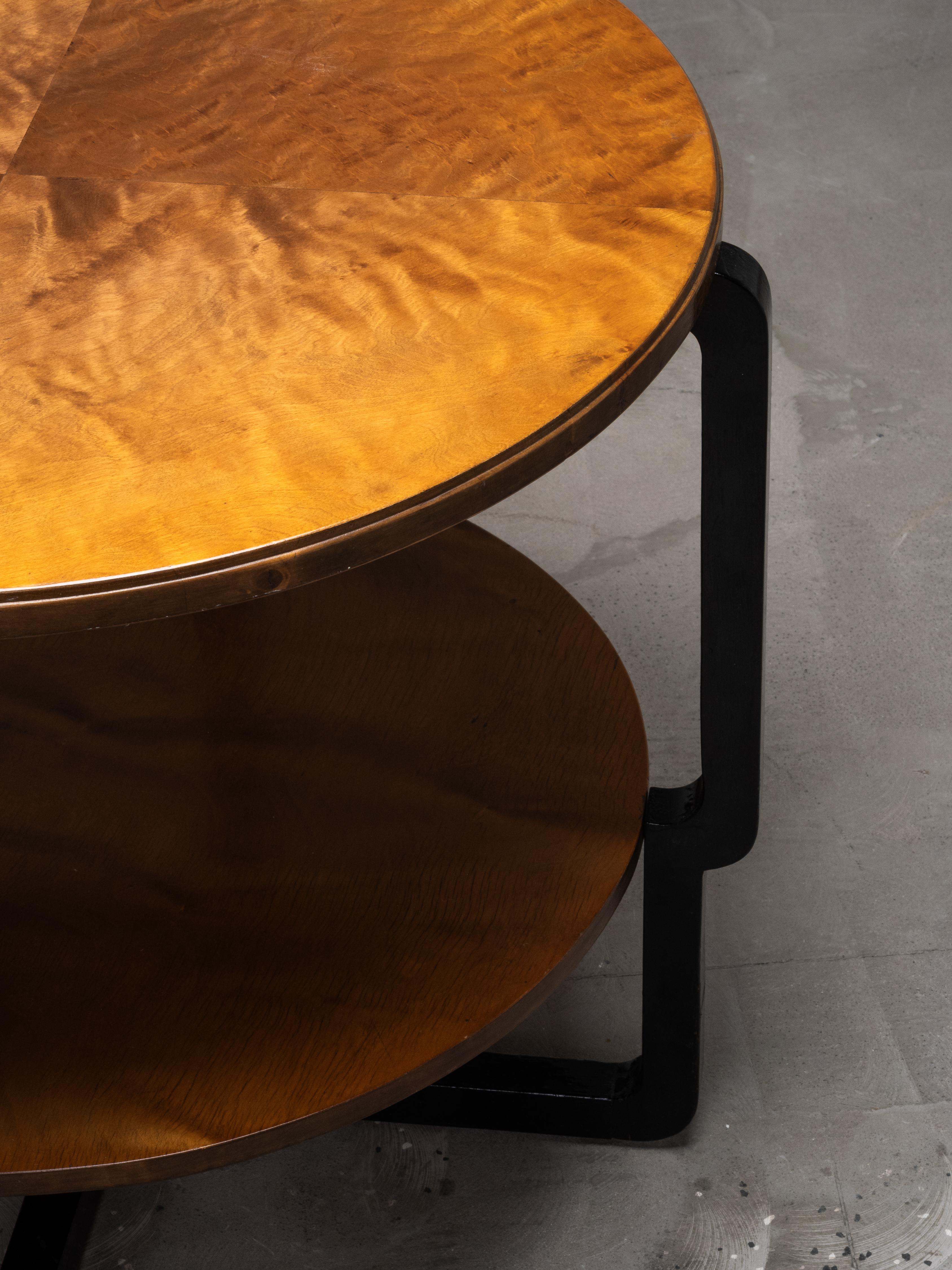 Finnish Modern Club Table Model “Eino” by Maija Heikinheimo for Asko, 1930s Bon état - En vente à Karis, Nyland