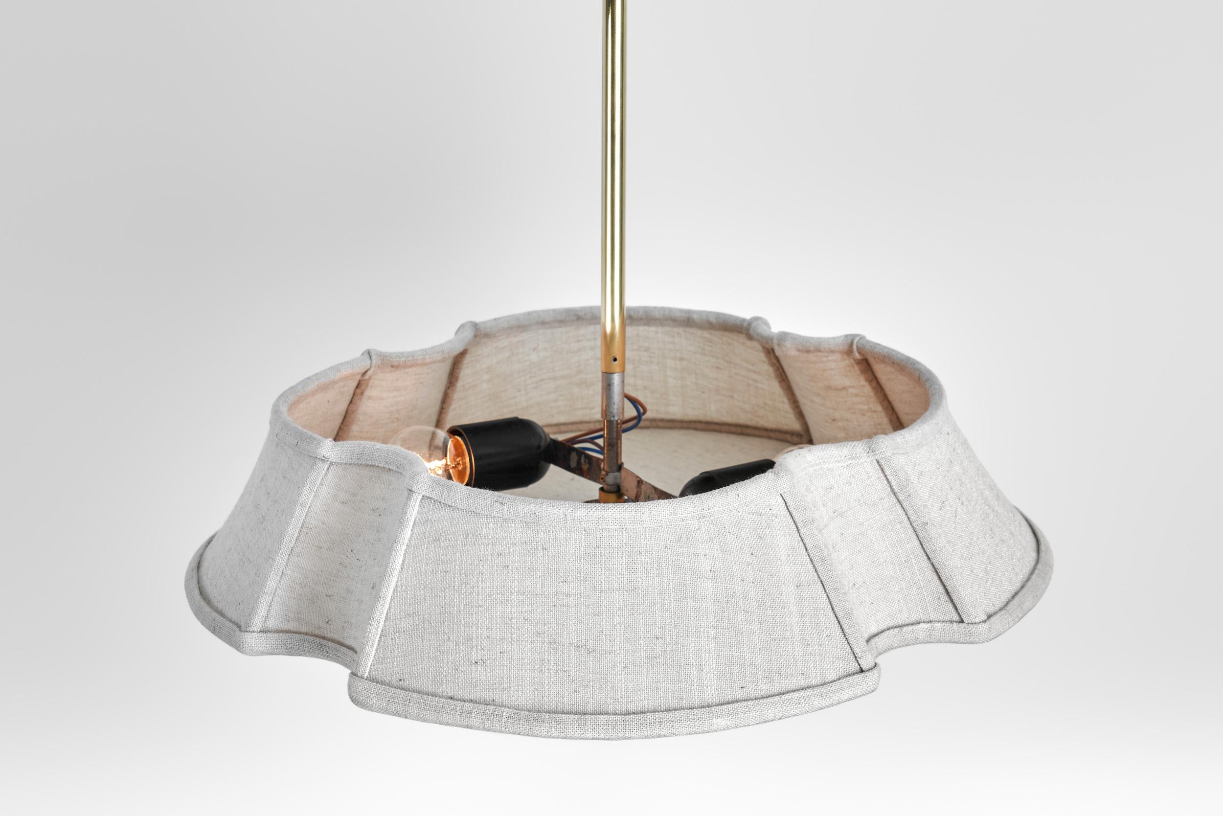 Finnische moderne Hängelampe von Pohjoismainen Sähkö Oy, Finnland Mitte des 20. im Angebot 4