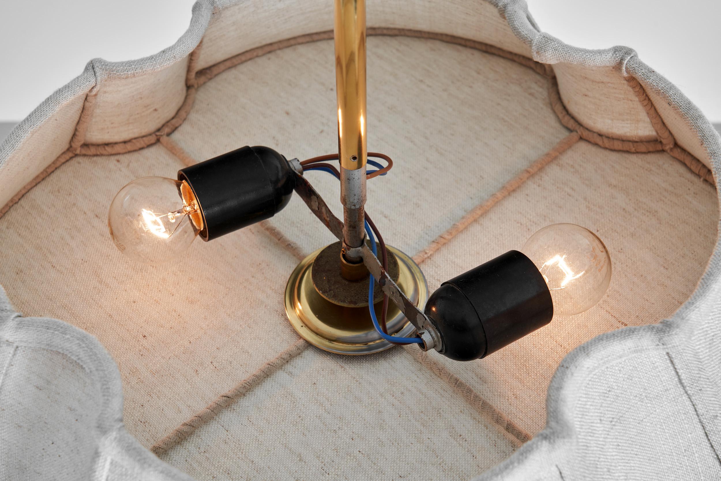 Finnische moderne Hängelampe von Pohjoismainen Sähkö Oy, Finnland Mitte des 20. im Angebot 5