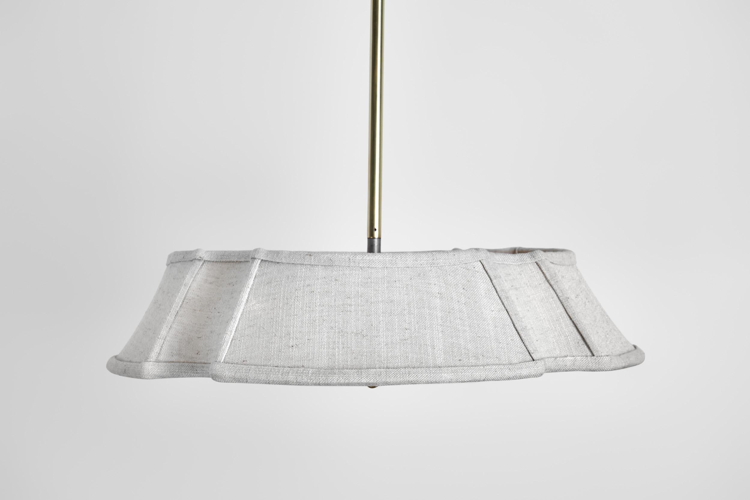 Finnische moderne Hängelampe von Pohjoismainen Sähkö Oy, Finnland Mitte des 20. im Angebot 3