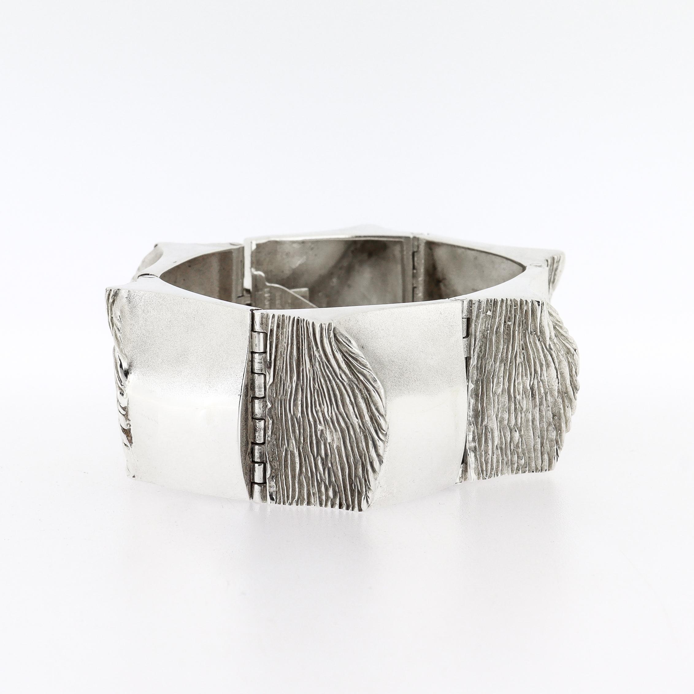 Le moderniste finlandais Matti Hyvärinen pour Sirokoro A Link en argent sterling en vente 9