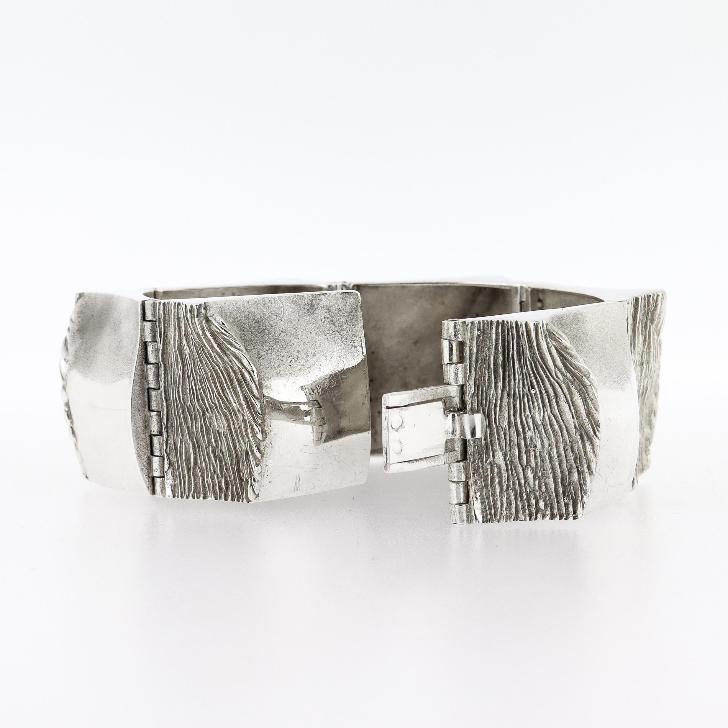 Le moderniste finlandais Matti Hyvärinen pour Sirokoro A Link en argent sterling en vente 11
