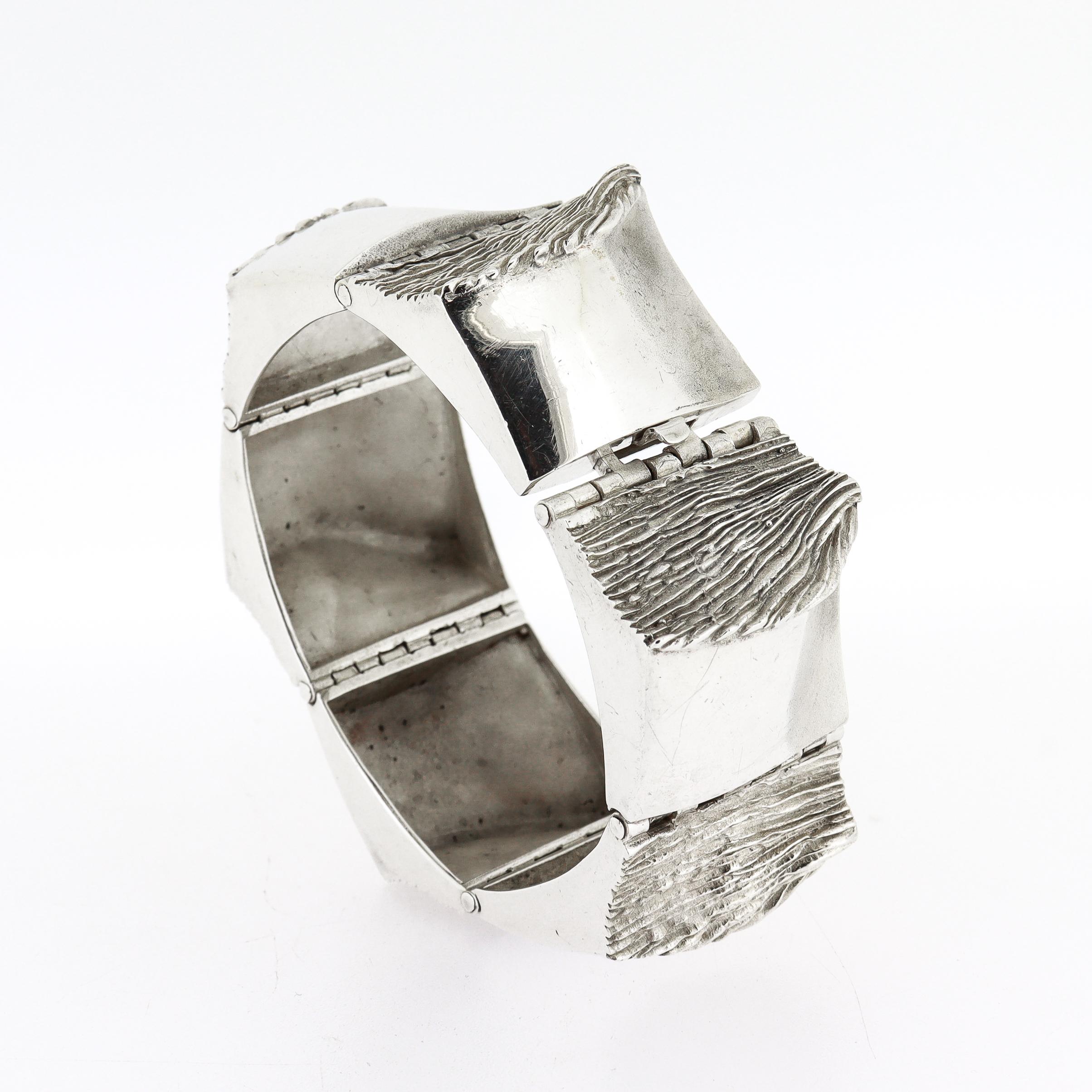 Le moderniste finlandais Matti Hyvärinen pour Sirokoro A Link en argent sterling en vente 4