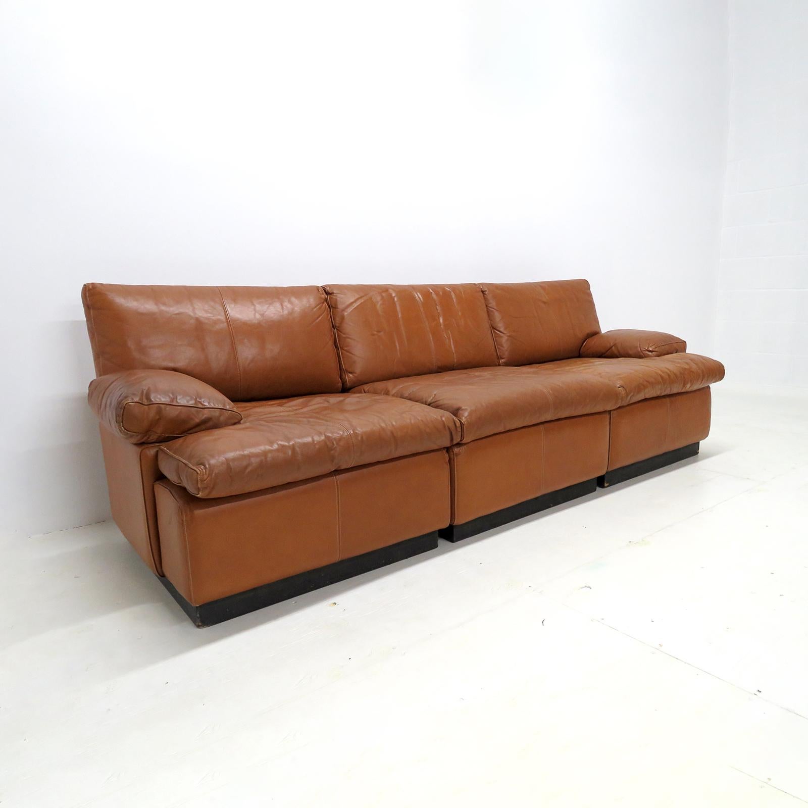 Canapé modulaire finlandais BJ Dahlquist, 1970 Bon état - En vente à Los Angeles, CA