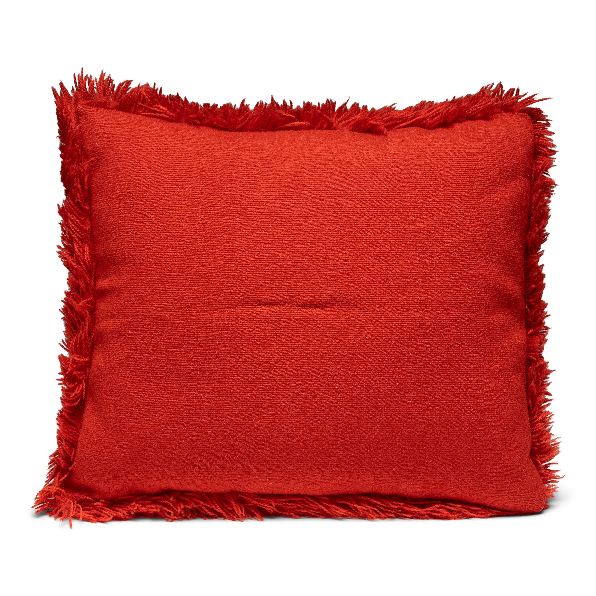 Finnish Rya Shag Pillow In Good Condition For Sale In Chicago, IL