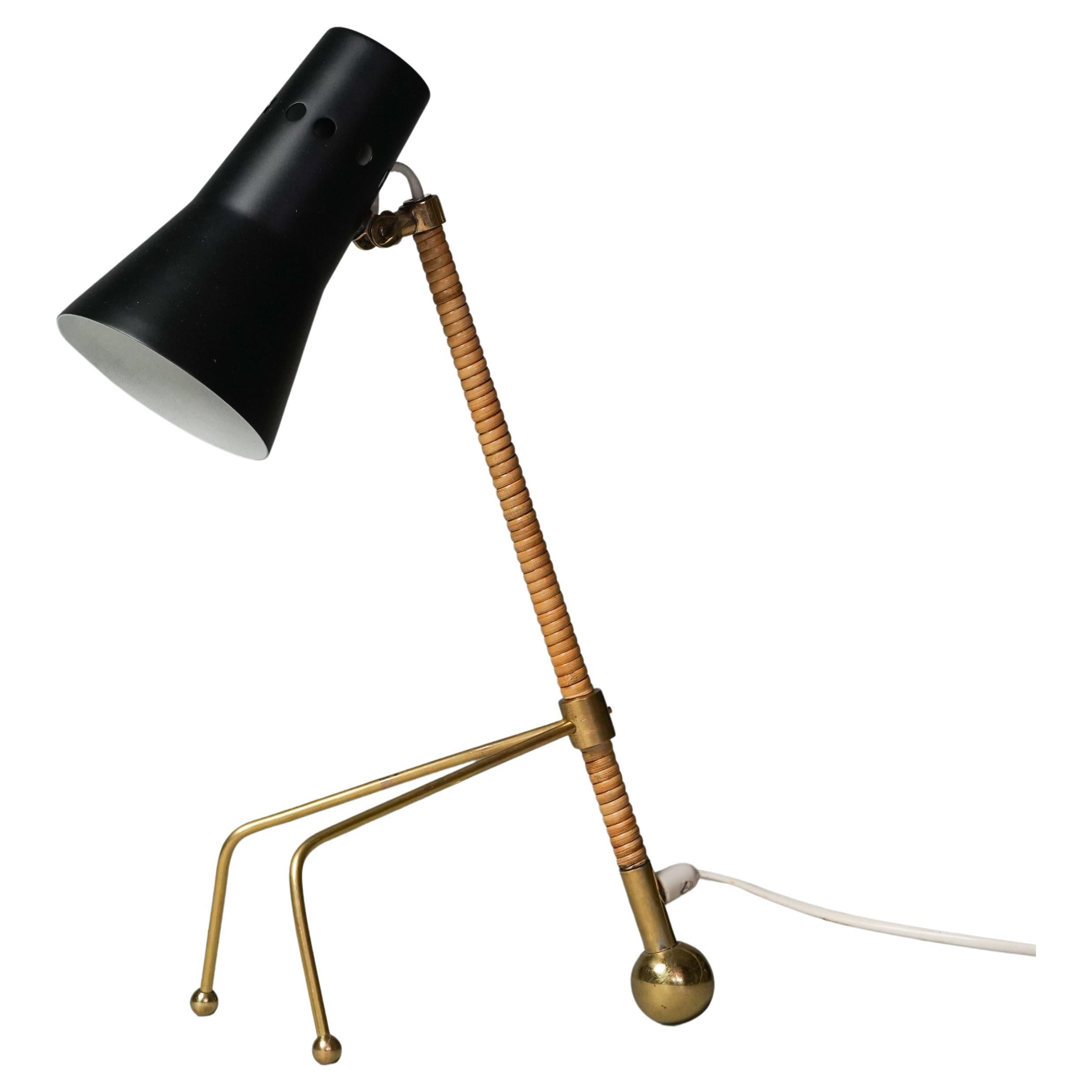 Lampe de table moderne scandinave finlandaise dans le style d'Itsu, années 1950/1960 en vente